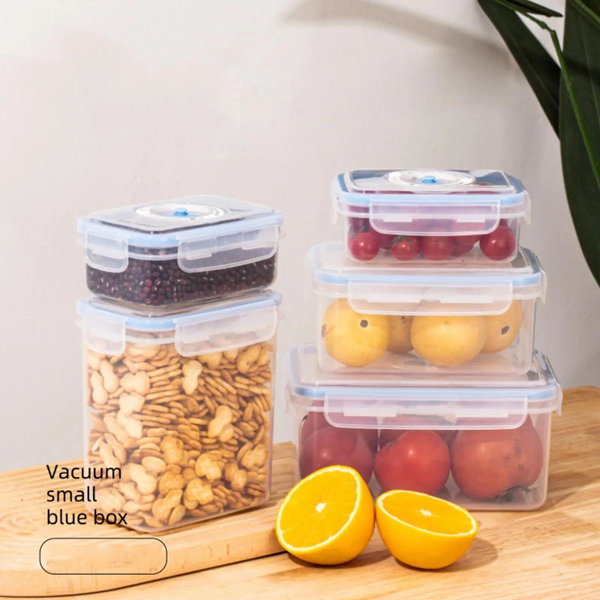 Set de 3 Boîtes de Conservation Sous Vide avec Pompe Manuelle