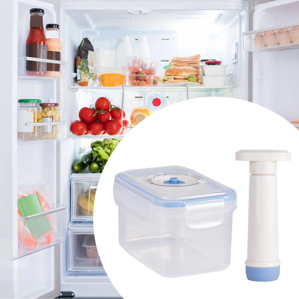 Set de 3 Boîtes de Conservation Sous Vide avec Pompe Manuelle