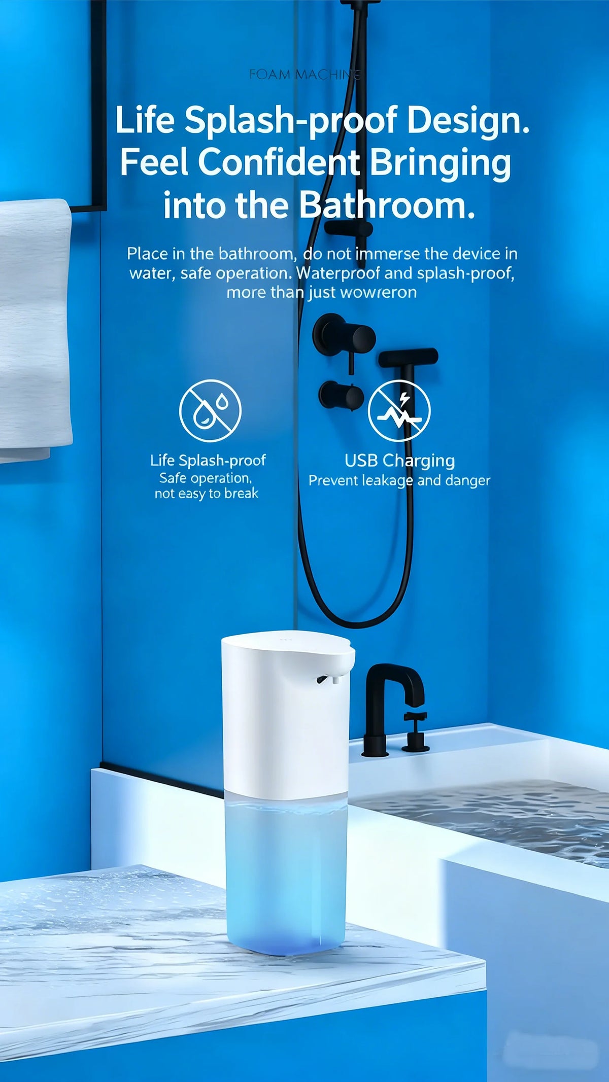 Distributeur de Savon Automatique à Capteur Infrarouge