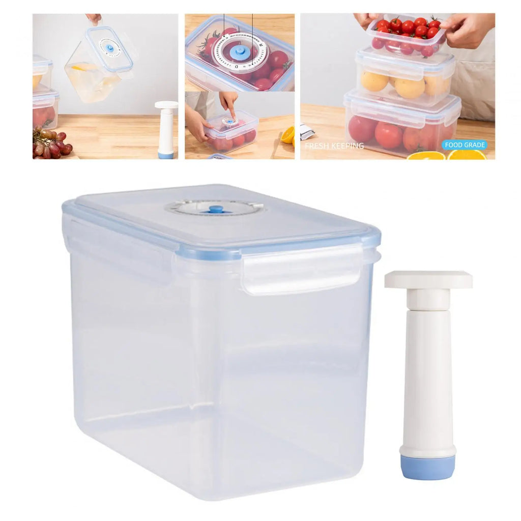 Set de 3 Boîtes de Conservation Sous Vide avec Pompe Manuelle