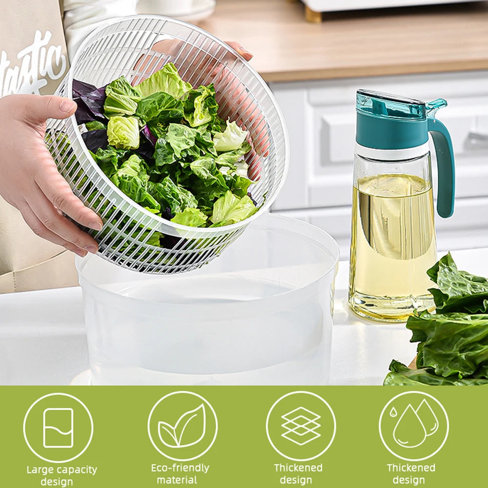 Essoreuse à Salade Turbo Anti-Dérapante Séchage Rapide