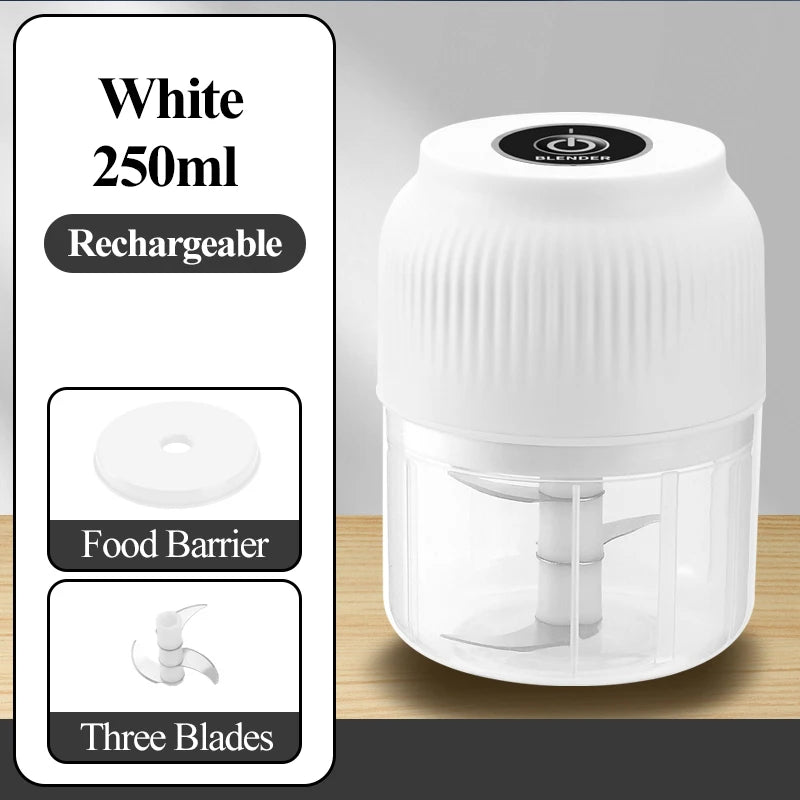 Mini-Hachoir Électrique Sans Fil